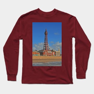 Blackpool Tower Portrait, May 2019 Long Sleeve T-Shirt
